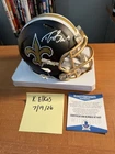 New ListingNew Orleans Saints Drew Brees Signed Blaze Mini Helmet Beckett LOA Brees Holo