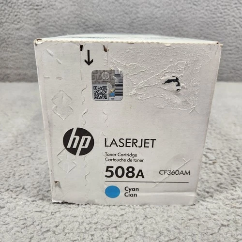 GENUINE HP LASERJET 508A CYAN TONER CARTRIDGE CF360AM - NEW SEALED BOX
