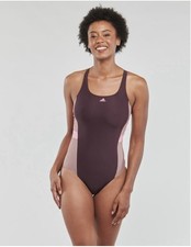 Image of Adidas 3 Stripes Swimsuit Purple Size 38 New with Tags. Free Postage In UK