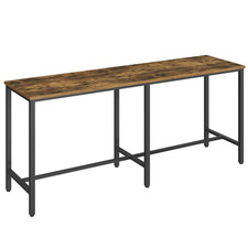Yatiney 78.7 Long Bar Table Counter Bar Height Table High Top Table Rectangular