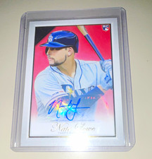 Topps Mike Zunino Rookie Red Autograph #23 Tampa Bay Rays MLB Baseball Card. rookie card picture