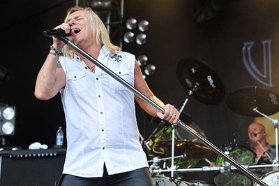 Bernie Shaw of Prog Rock band Uriah Heep performs the second day o- Old Photo 3