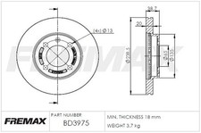 Bremsscheiben für VW Golf 3 1H Polo Classic 6V III Variant 6V5 Seat 92-02 BS7901