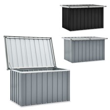  Garten Aufbewahrungsbox Metall Gerätebox Gartenbox Aufbewahrungsbox mit Deckel