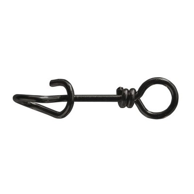 BKK Fast Spiral Snap-32 Black Nickel Karabiner