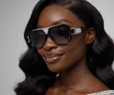 Trendy Oversized Sunglasses for Women Large Square Frame Sun Glasses Luxury New