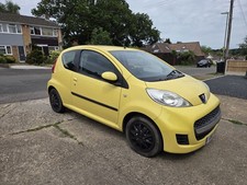 Peugeot 107 (2011), 109,572 Miles, Yellow, Fresh Service & MOT until June 2027