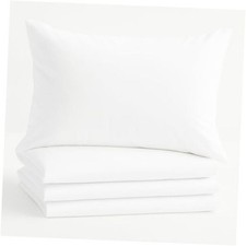 Standard Pillowcases Set of 4   100 Organic Standard - 20" x 26" White