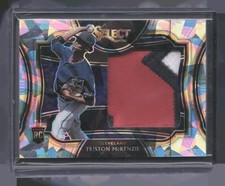 2021 Select #HRJS-TM Triston McKenzie RC Jumbo Swatch Cracked Ice Prizm #/25