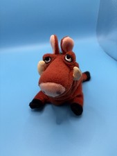 Disney Parks Lion King Pumbaa Plush Timon  Pumbaa Warthog Bean Bag 8  