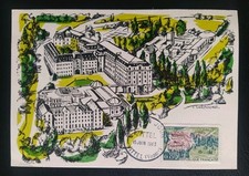 CARTE MAXIMUM PREMIER JOUR  1963 TIMBRE N° 1393 VITTEL