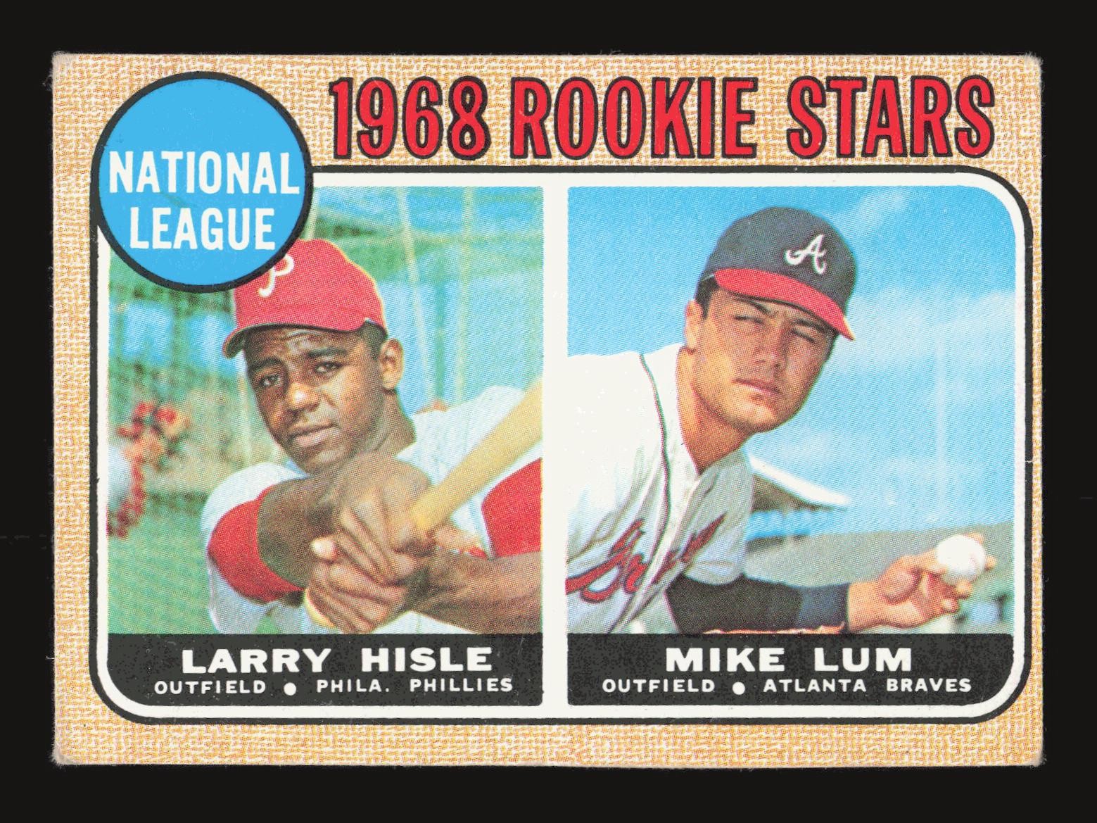 National League 1968 Rookie Stars Larry Hisle Mike Lum 1968 Topps #579 RC TYW7