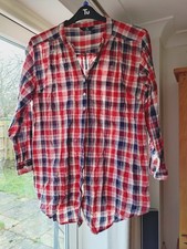 MotherCare M2b Maternity Longline Cotton Shirt, Size 16, Used,