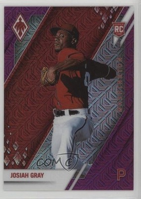 2022 Panini Chronicles Phoenix Purple Mojo 47/99 Josiah Gray #5 Rookie RC 0q3