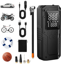 Tire Inflator Portable Air Compressor Automobile Air Pump-150psi Handheld 12v