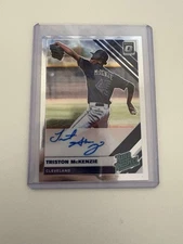 2019 Panini Donruss Optic - Rated Prospects Signatures Triston McKenzie #RPS-TM