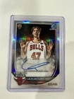 Lachlan Olbrich 2025-26 Auto Bowman Chrome Silver Prizm Autograph /499 Rookie