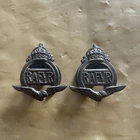 Bbz347- 2x WW2 Royal Air Force Volunteer Reserve (RAFVR) Lapel Badges