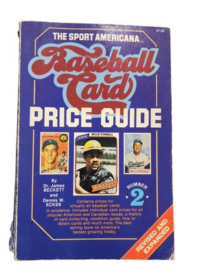 SPORT AMERICAN BASEBALL PRICE GUIDE #2 : Beckett 1980 Fn; rare, historic BB book