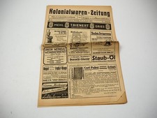Original Colonial Goods Newspaper Leipzig No. 2 from 1929 Advertising Drugstore Delicatessen