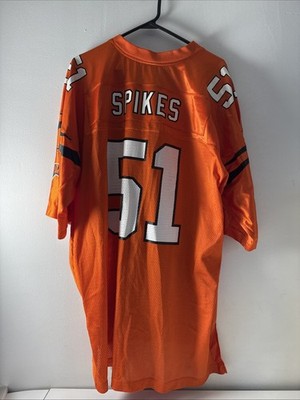Takeo Spikes Cincinnati Bengals Vtg Jersey Reebok Alternate Orange