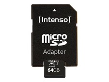 Intenso 3424490 64GB MicroSD Class 10 UHS-I Class 1 U1 Proof