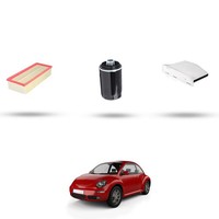 Hoffcar Wartungsset - 3 Filter FüR VW New Beetle / Cabrio (5C) 2.0 TSI 147KW D