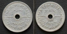 *United States Washington Sales Tax Token, Coin U.S.A US[E11835]7u0