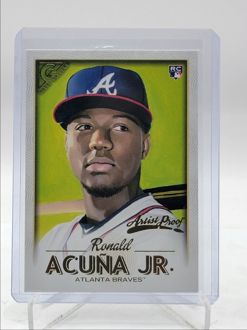 RONALD ACUNA JR. 2018 TOPPS GALLERY ARTIST PROOF ROOKIE RC Q1708