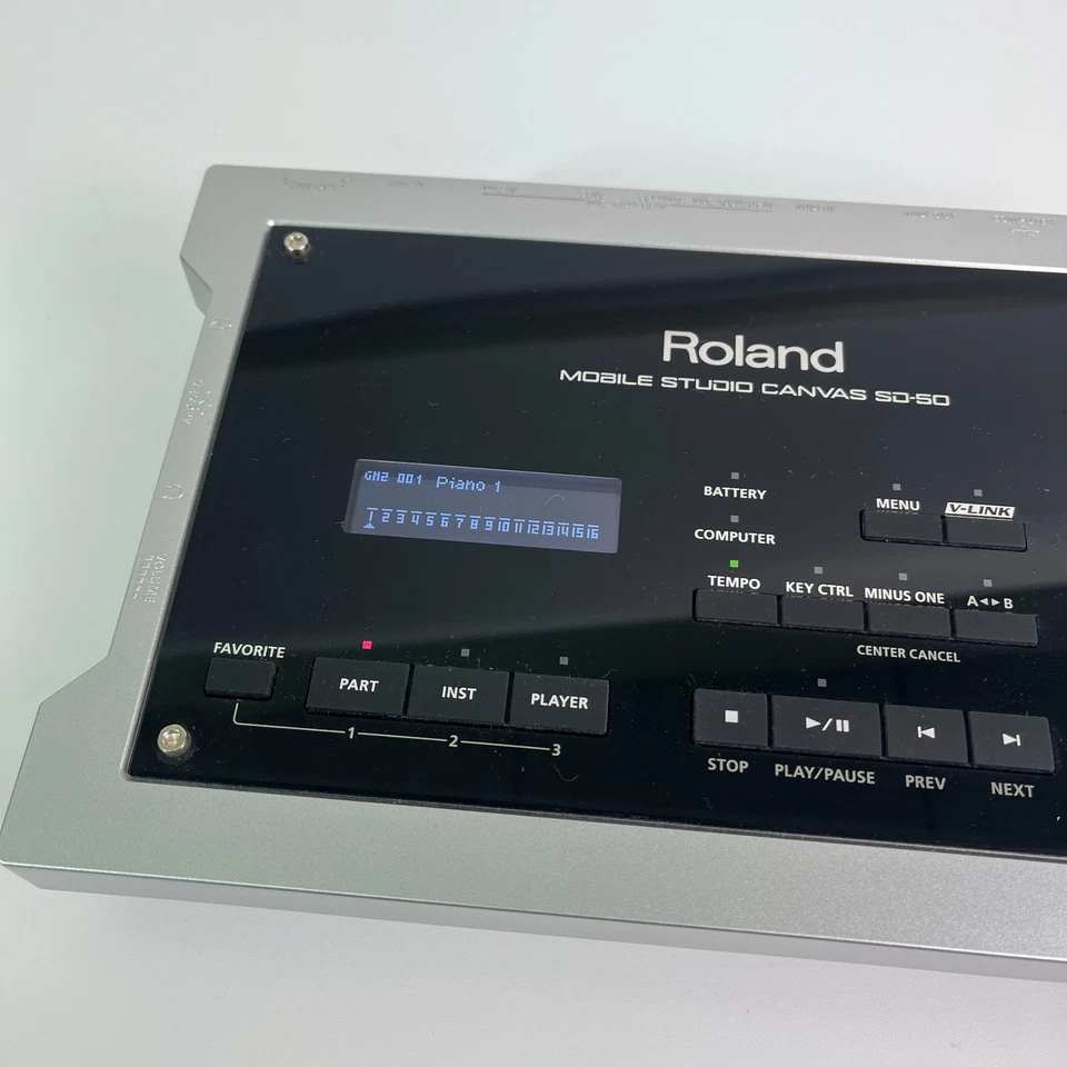 Roland SD-50 Mobile Studio Canvas Synthesizer MIDI GM Sound Module - Tested USED - Image 4 of 4