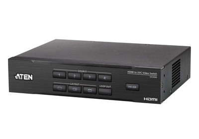 Aten UC3430 CAMLIVE&trade; PRO 4K 4-Input HDMI to USB Video Switcher