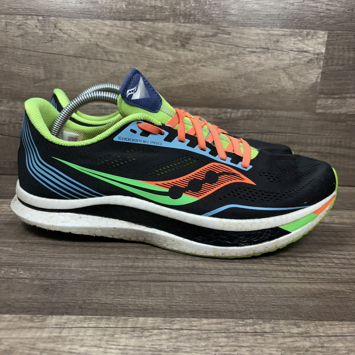 Saucony Endorphin Pro Black Orange Mens US Size 11 S20598-25