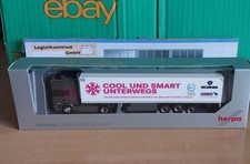 Herpa LKW Scania R  Topline  Christina Scheib Kühl Sattelzug H0 1:87 