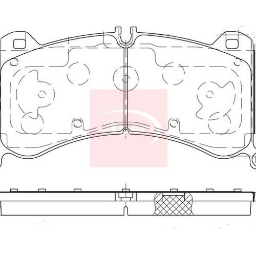 For AUDI E-TRON GEN 2018 on BRAKE PADS (FRONT) (R90) PAD2429