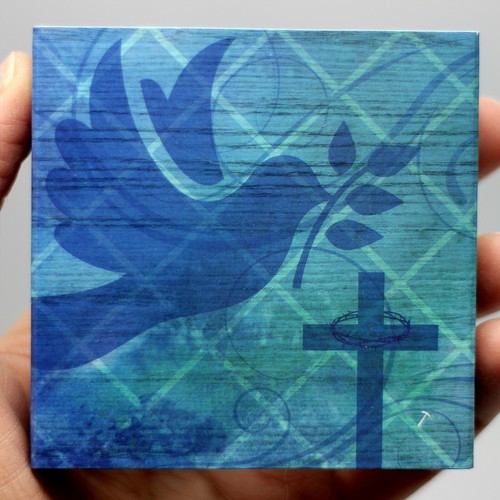 SilverTowne Footprints In The Sand 1oz .999 Fine Round in Religious Gift Box - Picture 8 of 8
