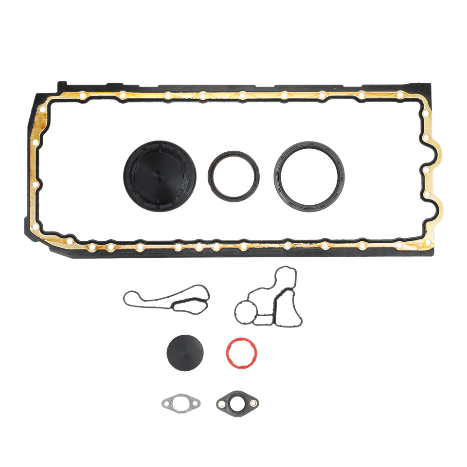 BMW M135i 335i 435i 535i X5 X6 N55 Oil Pan Gasket Set w/ Oil Cooler ...