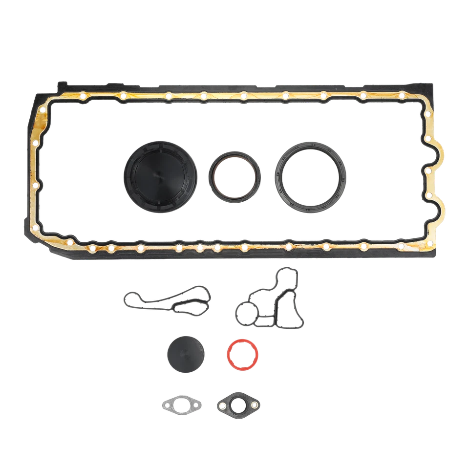 Juego de juntas de cárter de aceite con sello de enfriador de aceite para BMW M135i 335i 435i 535i X5 X6 N55 EE. UU. Foto 2 de 4