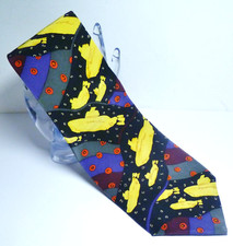Manhattan The Beatles Yellow Submarine by Apple Corps 1991  100 Silk Necktie