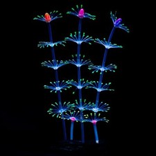 Strip Coral Plant Ornament Glowing Effect Silicone Artificial Decoration Green