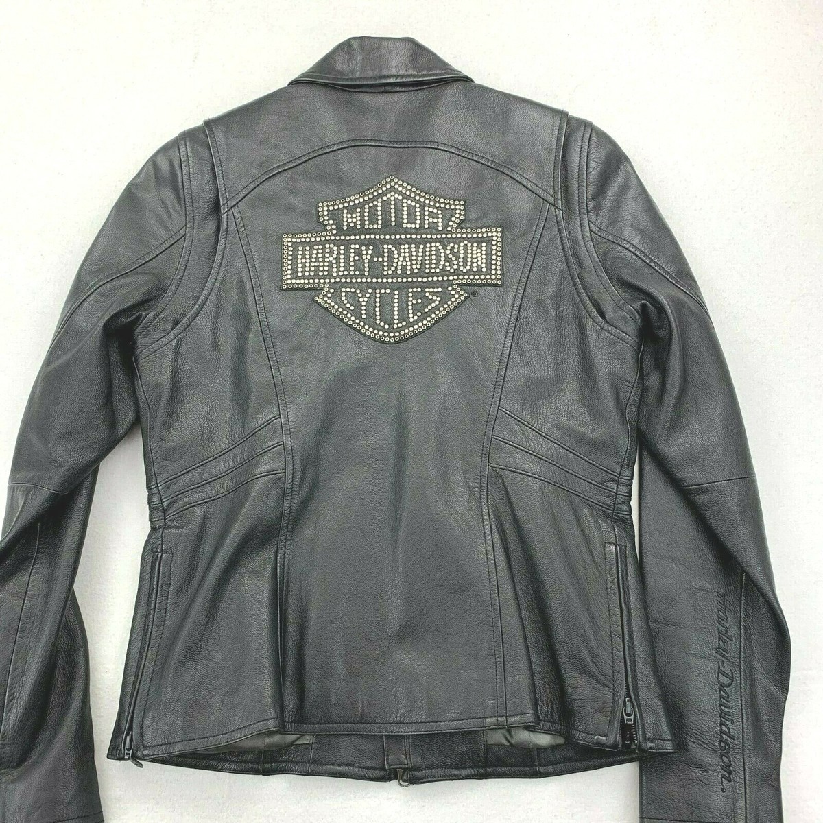 Harley Davidson Women Cycle Diva Swarovski Crystal Leather