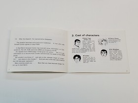 Golgo 13 Top Secret Episode II Authentic Original NES Nintendo Manual Only *stap