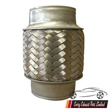 55mm x 100mm Exhaust Flex Tube Joint Flexi Pipe Repair Flexipipe