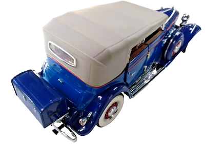 1932 Cadillac V-16 Sport 1/24 Diecast Blue - Franklin Mint | eBay