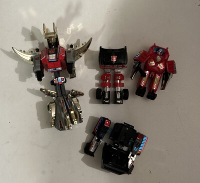 TRANSFORMERS MIXED LOT FIGURES AS IS For Parts Repair GOBOTS 1980s READ VNTG
