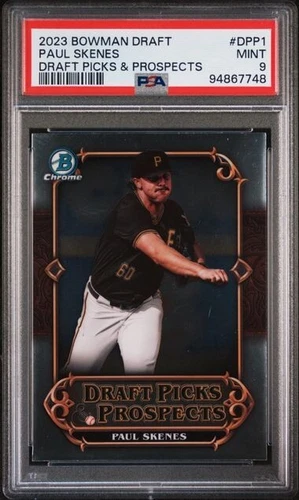 PSA 9 2023 Bowman Draft - Draft Picks & Prospects #DPP-1 Paul Skenes (RC)
