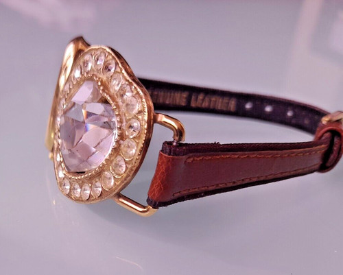Pippo Perez Diamond watch pink leather women’s Lot - PIPPO PEREZ DIAMOND MOTHER OF PEARL AUTOMATIC WATCH main image 2