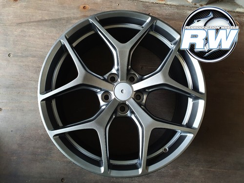 4x VF GTSR Dark Stainless 20inch Staggered Wheel HOLDEN COMMODORE VL VK VT VY VZ - Picture 6 of 10