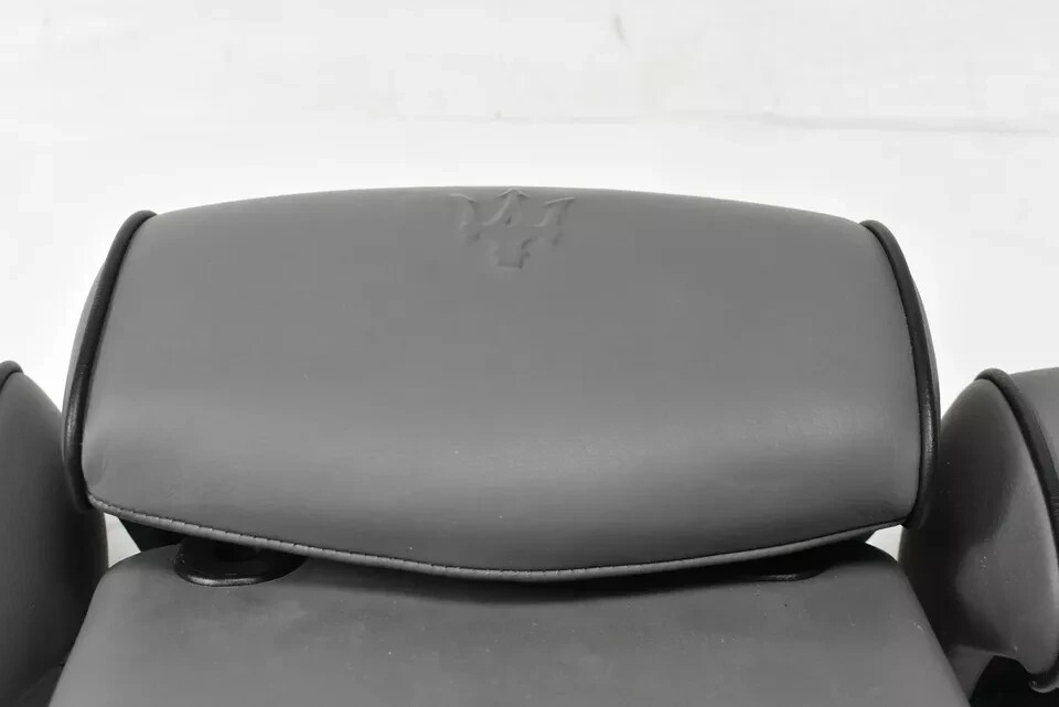 03-13 Maserati Quattroporte Rear Left Right Center Seat Headrest Set Of 3 OEM