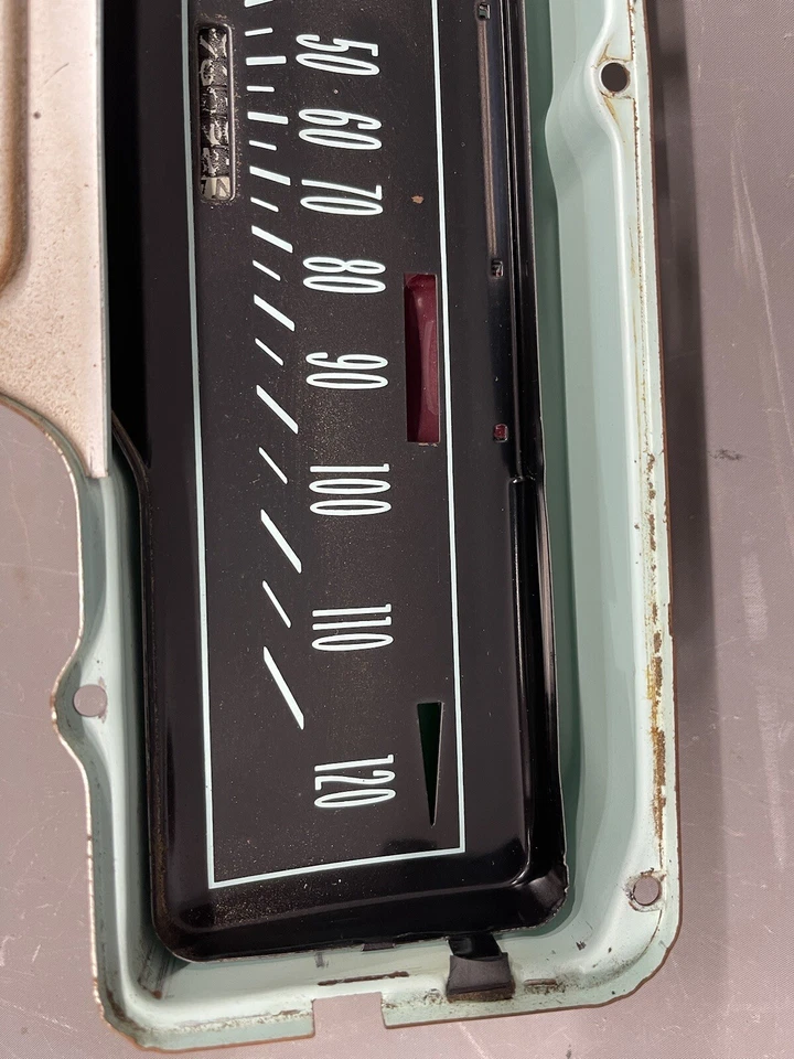 Chevy Impala 1965 tablero velocímetro BelAir Biscayne calibre racimo odómetro bisel Foto 2 de 4