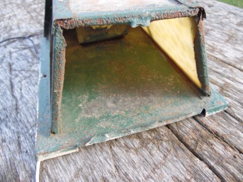 Vintage antike Kunsthandwerk Lampe Wandleuchte Außenleuchte, neu verkabelt - Bild 6 von 11